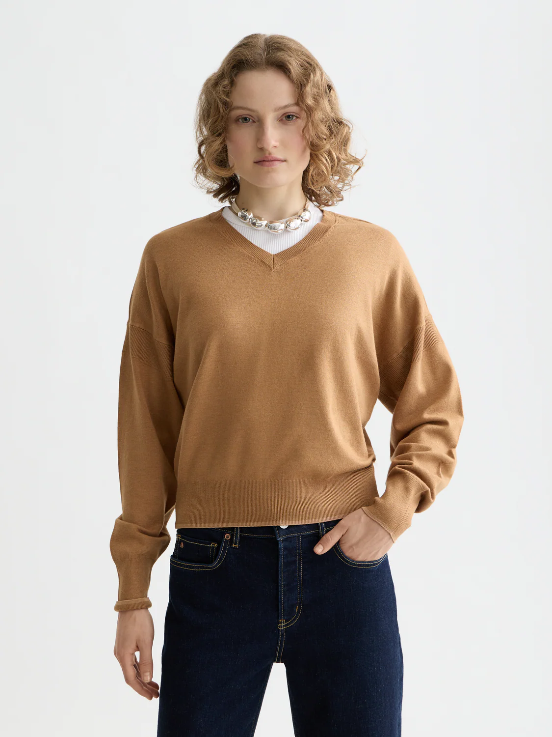 Essentials V-NECK RELAXED PULLOVER - Image 7