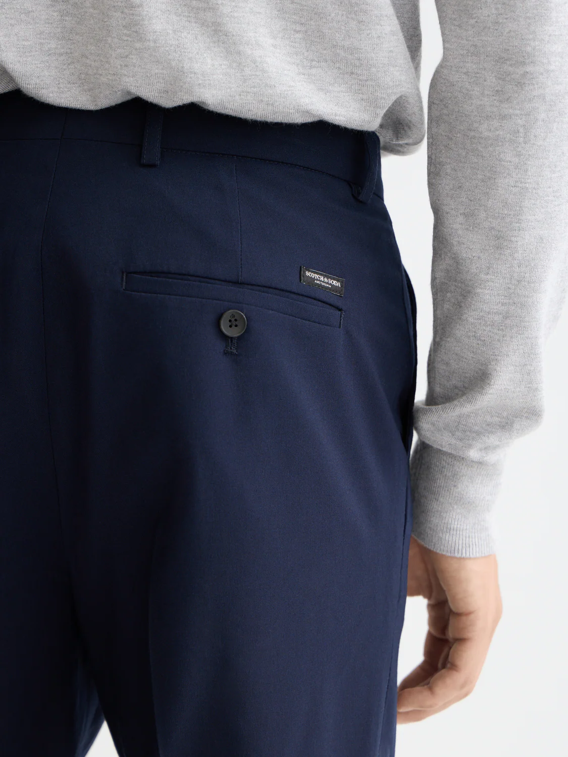 Essentials IRVING COOL-WOOL BLEND CHINO - Image 3