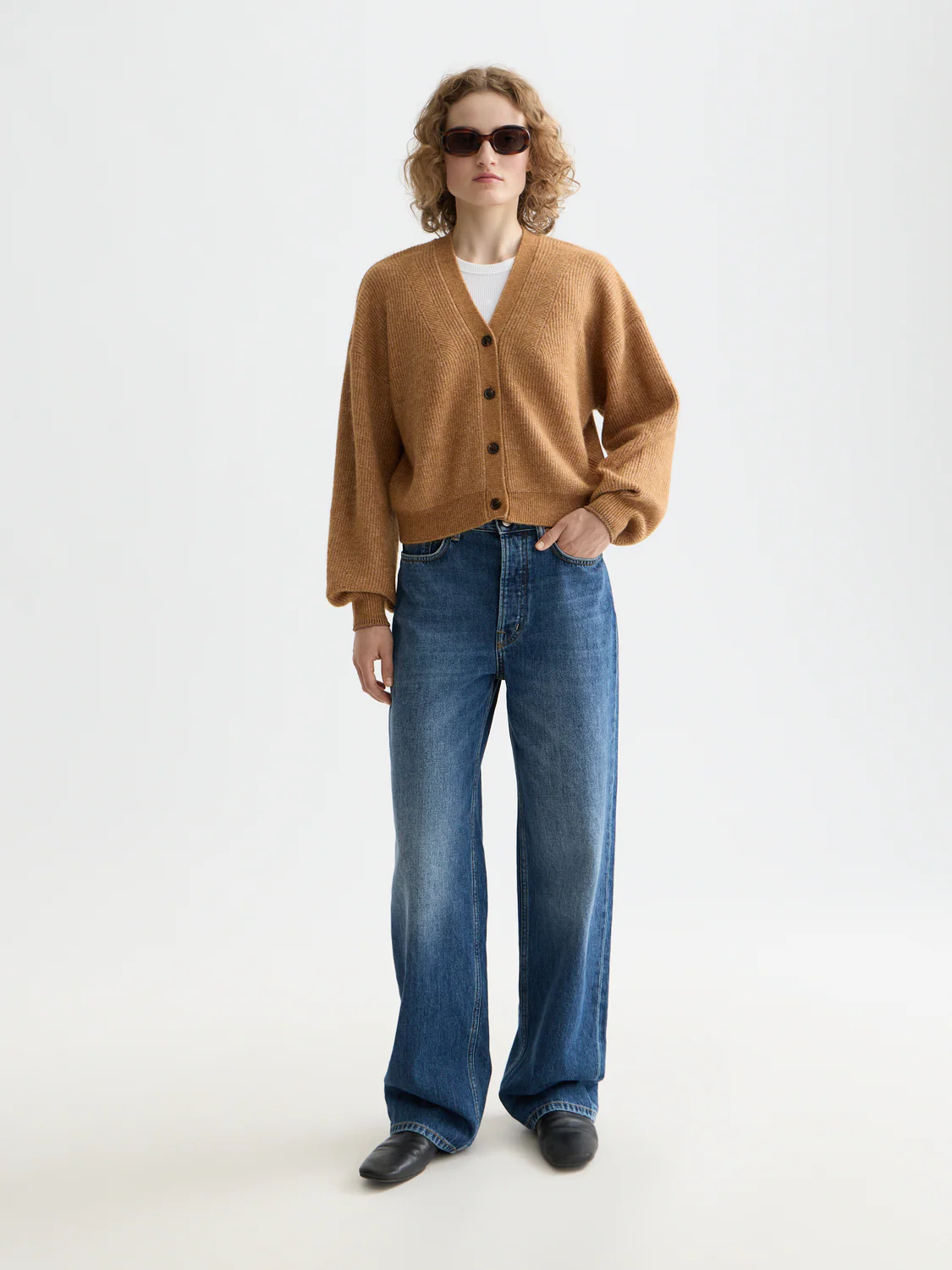 Essentials fuzzy relaxed cardigan - Image 9