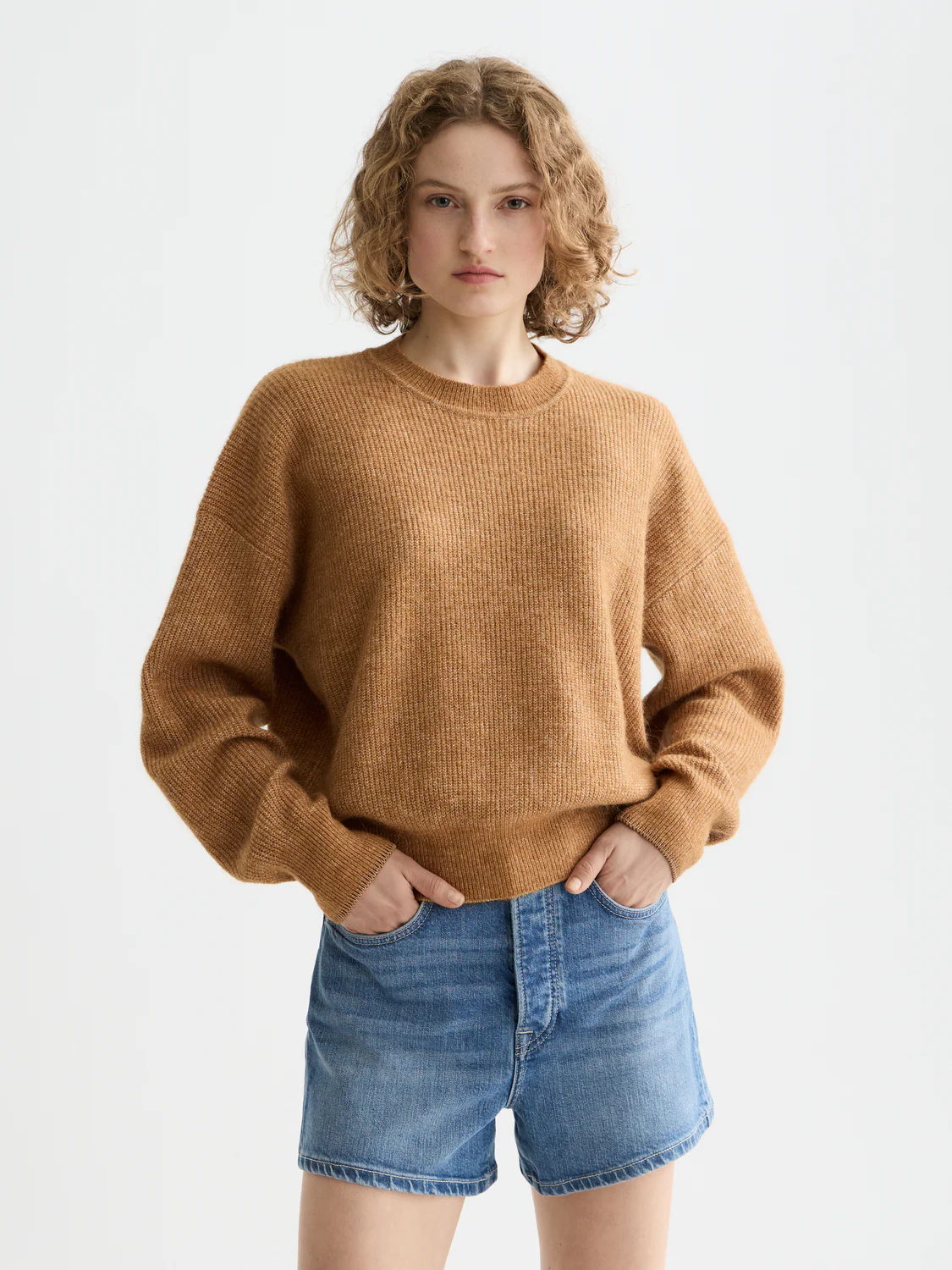 Essentials fuzzy crewneck pullover - Image 16