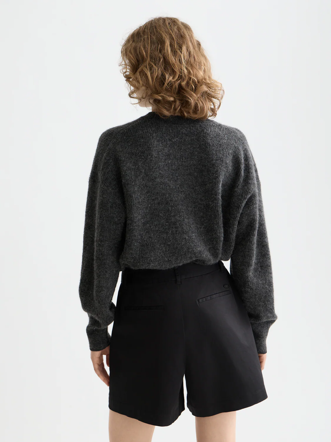 Essentials fuzzy crewneck pullover - Image 4