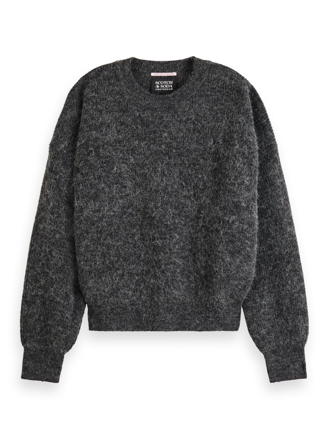Essentials fuzzy crewneck pullover - Image 5