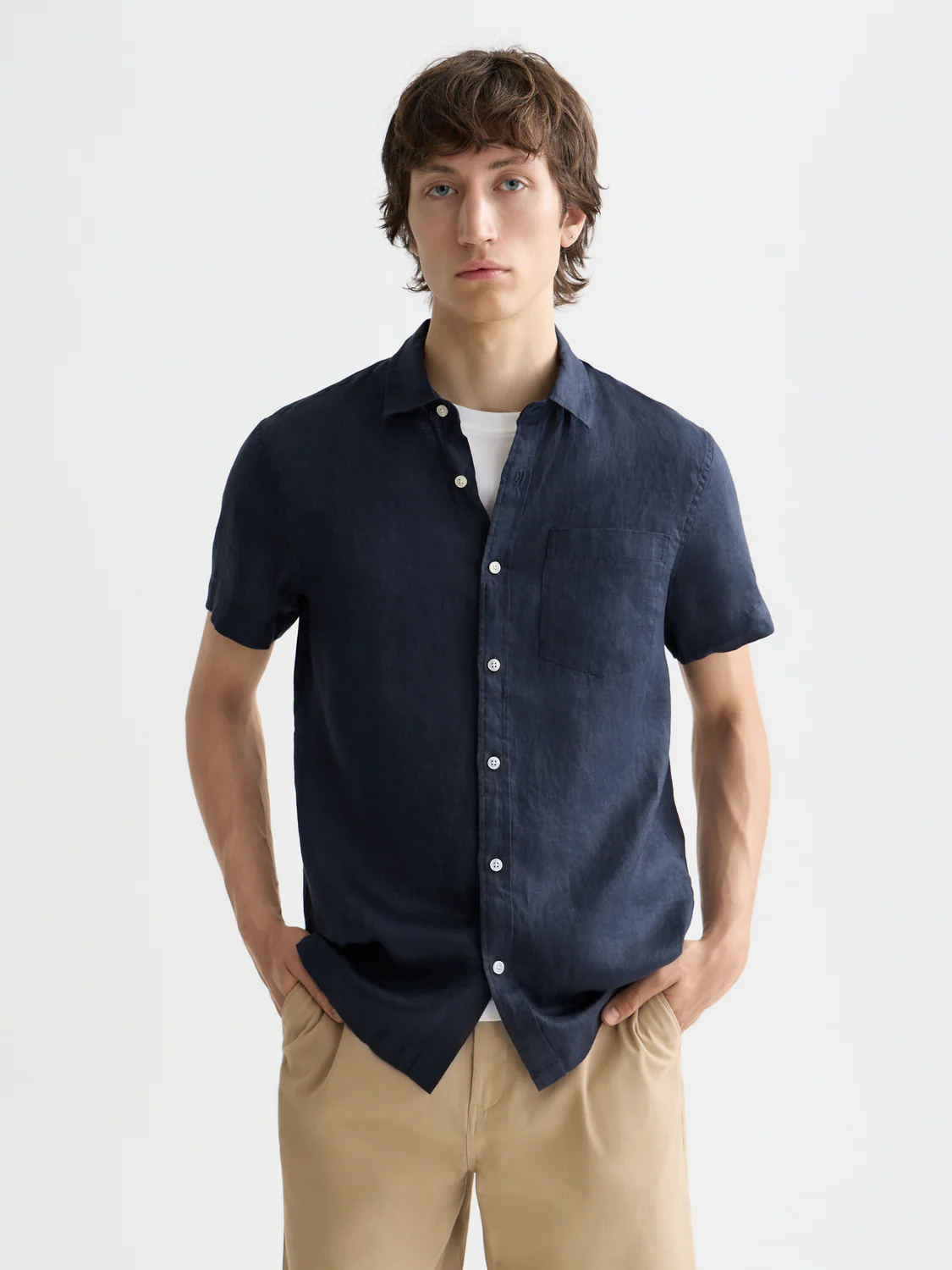 Essentials Linen Shirt - Image 8