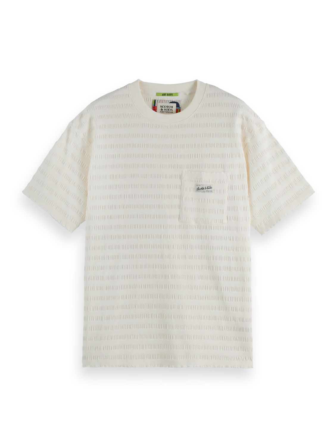 horizonal textured t-shirt - Image 12