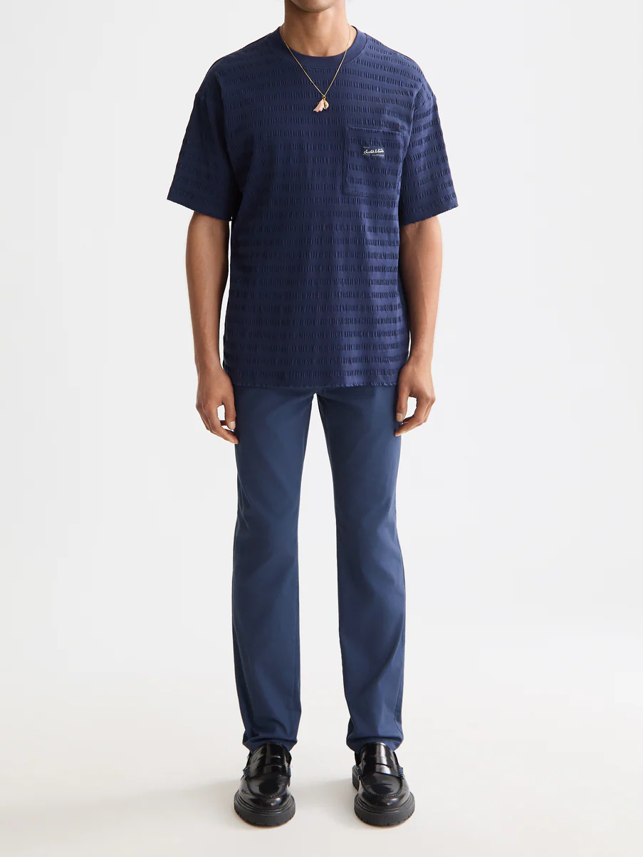 horizonal textured t-shirt - Image 16