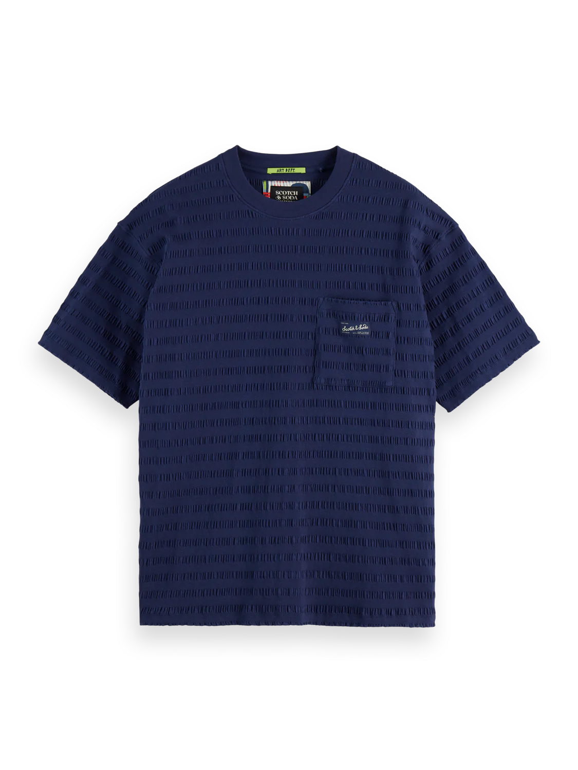 horizonal textured t-shirt - Image 19
