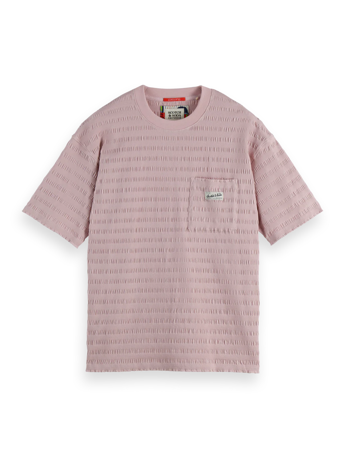 horizonal textured t-shirt - Image 5