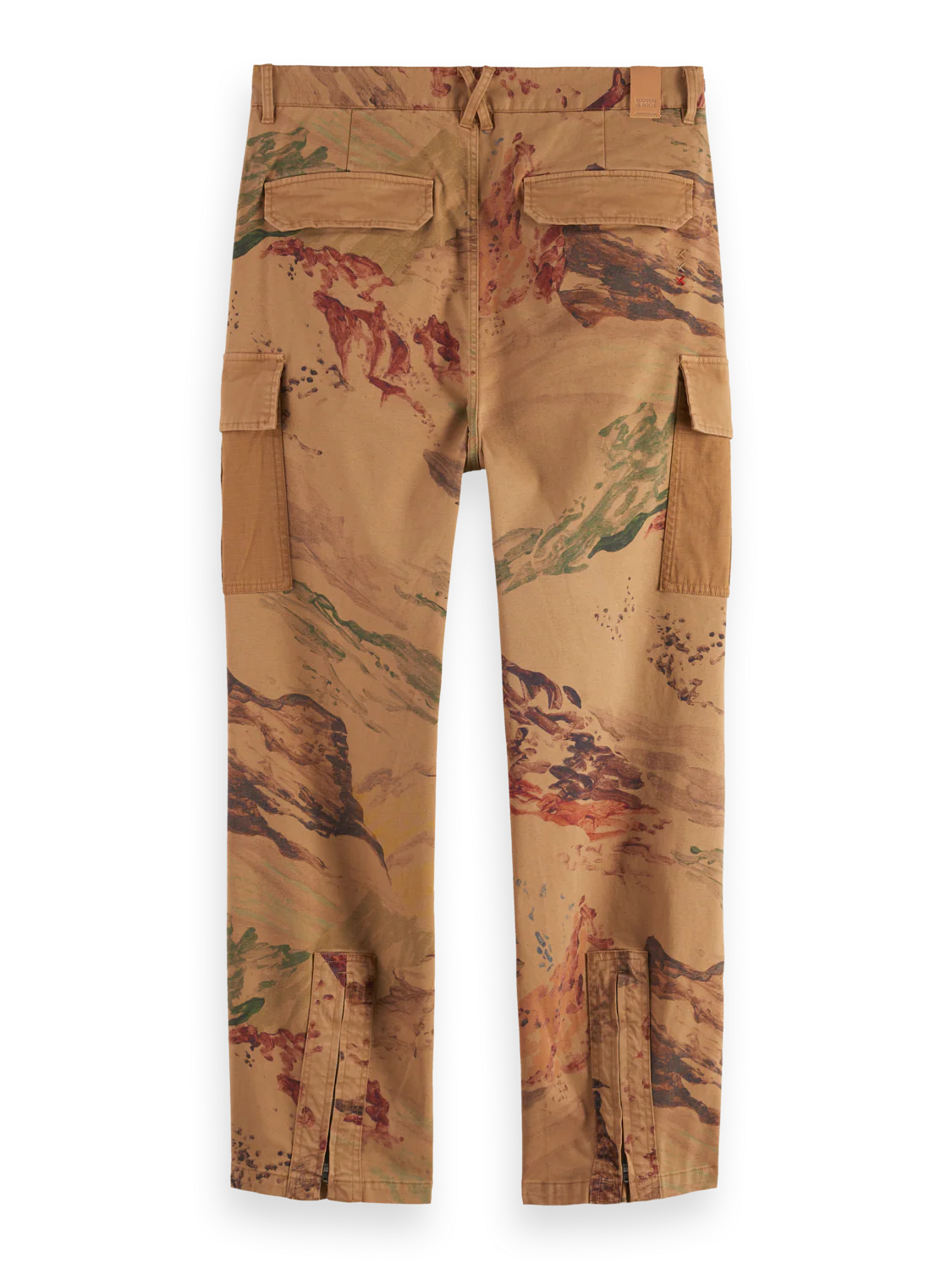 Harper Printed loose tapered cargo pants - Image 6