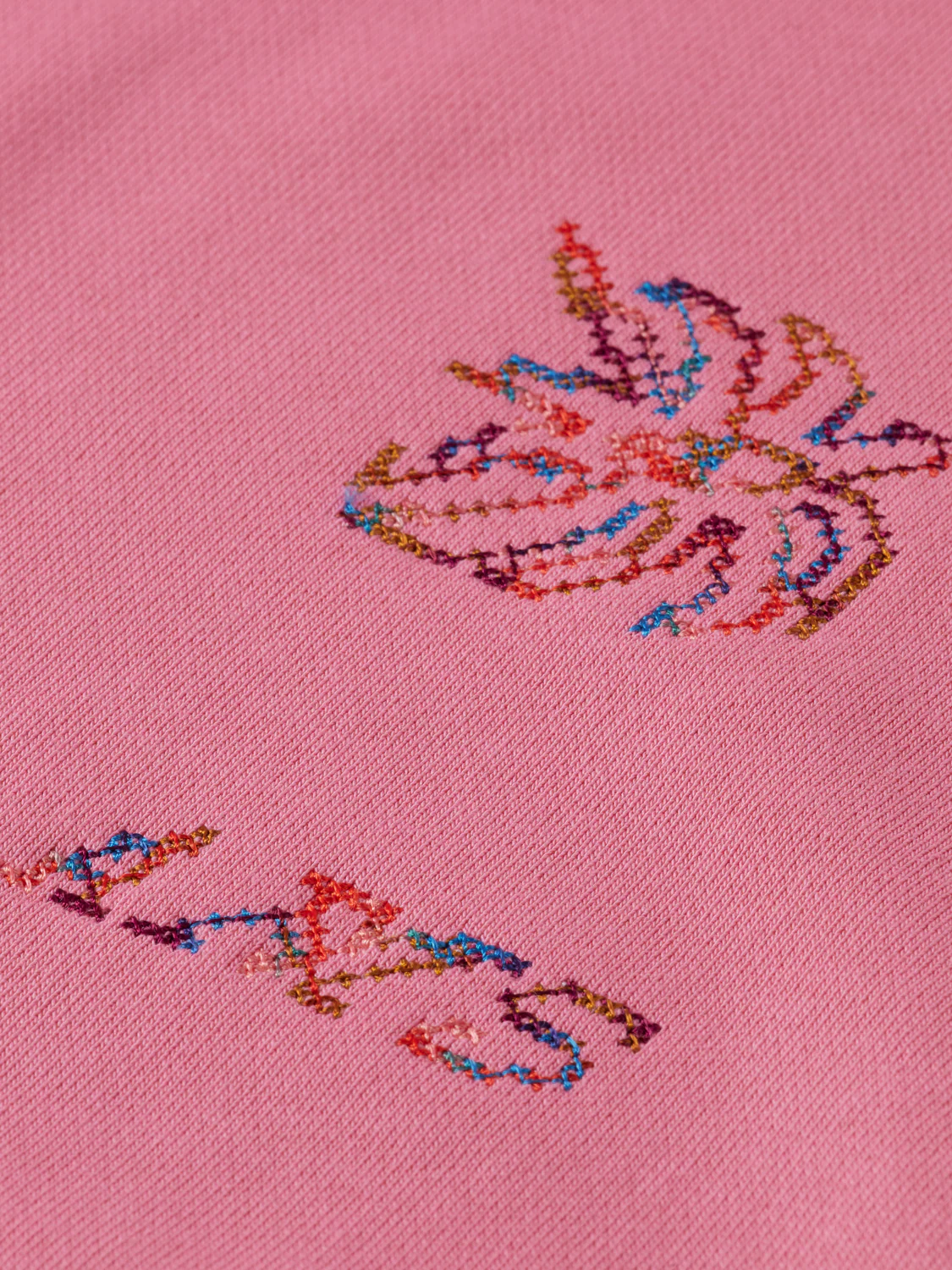 Girls embroidered relaxed sweatshirt - Image 3