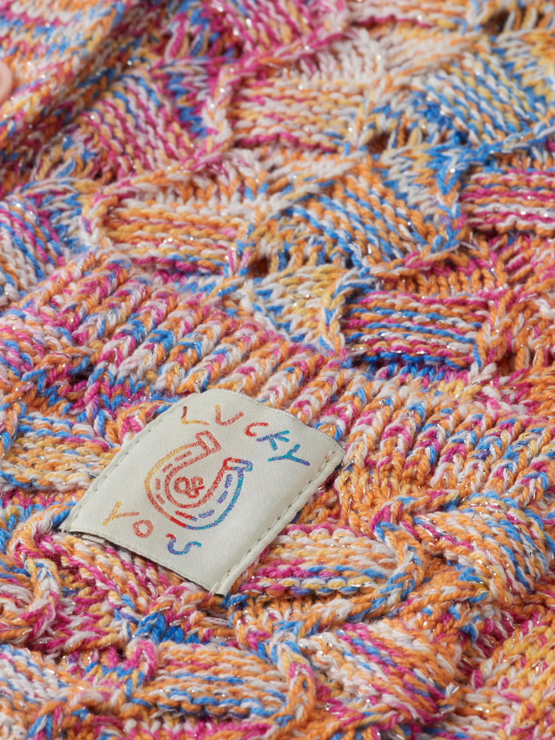 Girls oversized knit cardigan - Image 3