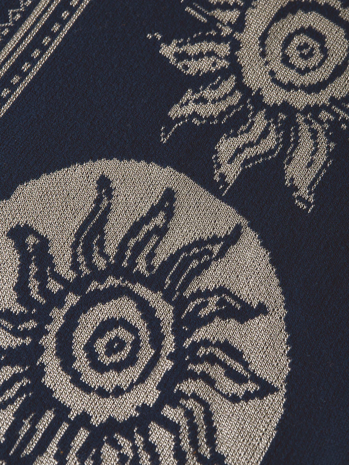 Knitted jaquard short sleeve shirt - Image 7