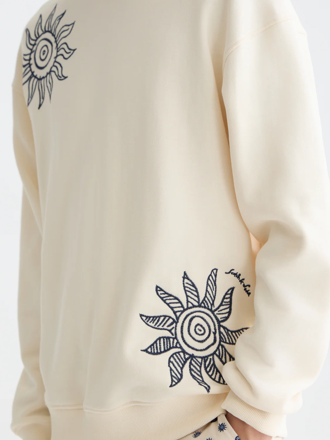 Embroidered relaxed sweatshirt - Image 3