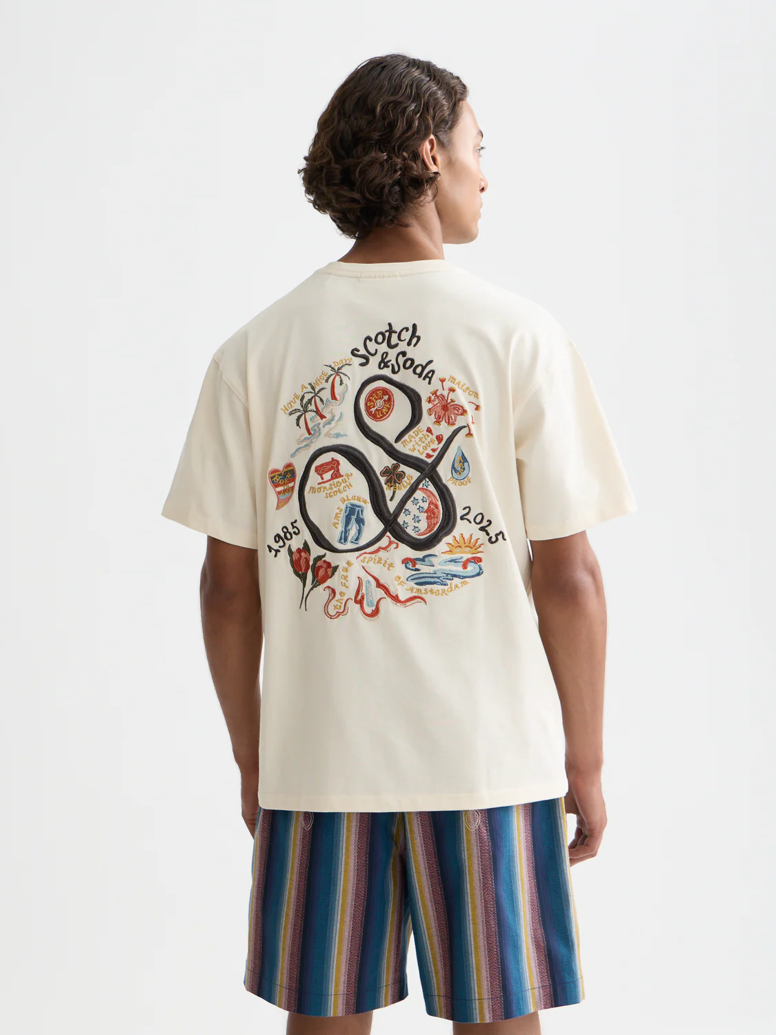 40th Anniversary Relaxed Embroidery T-shirt - Image 4