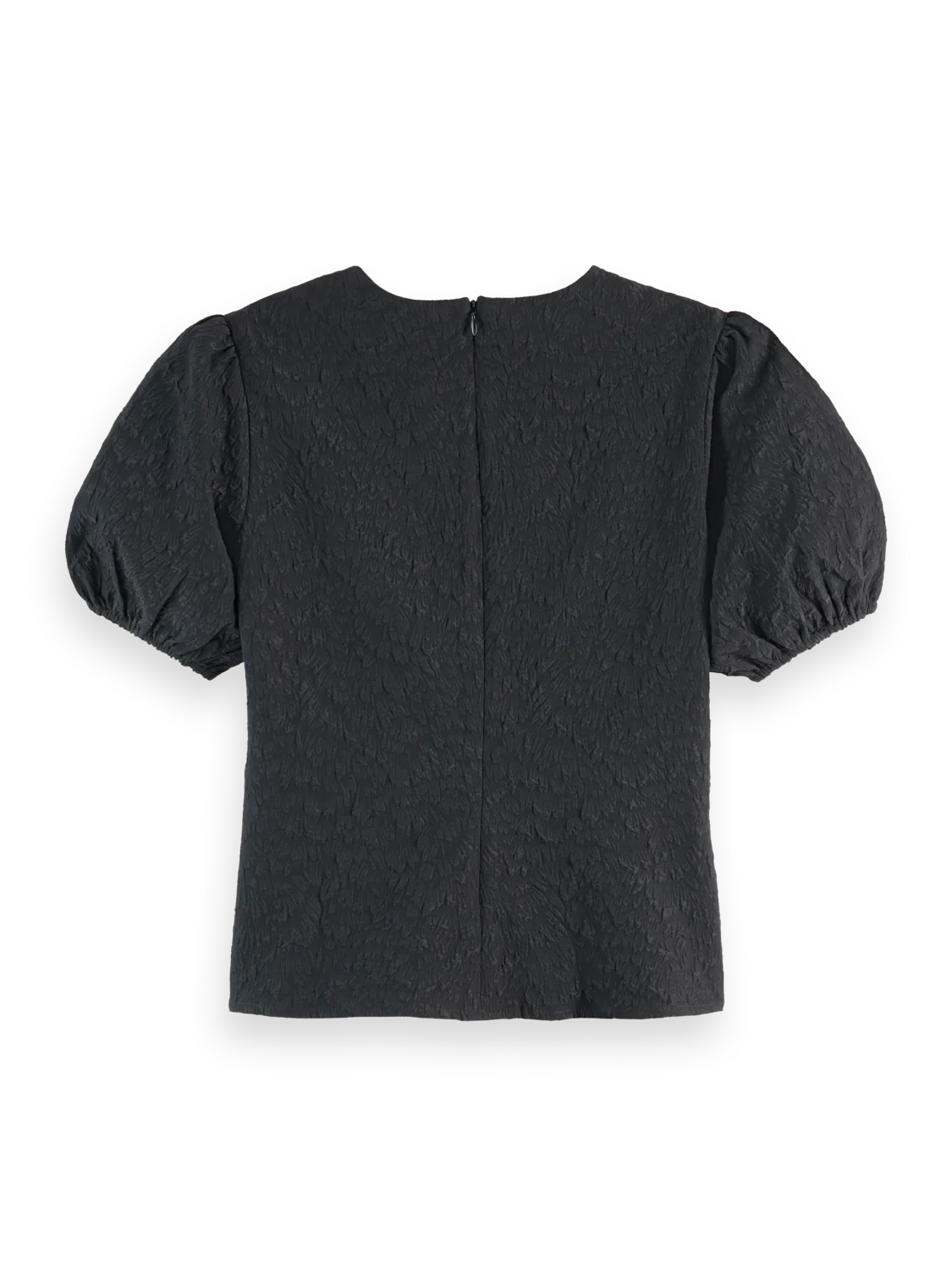 Puff sleeve textured top - Image 6