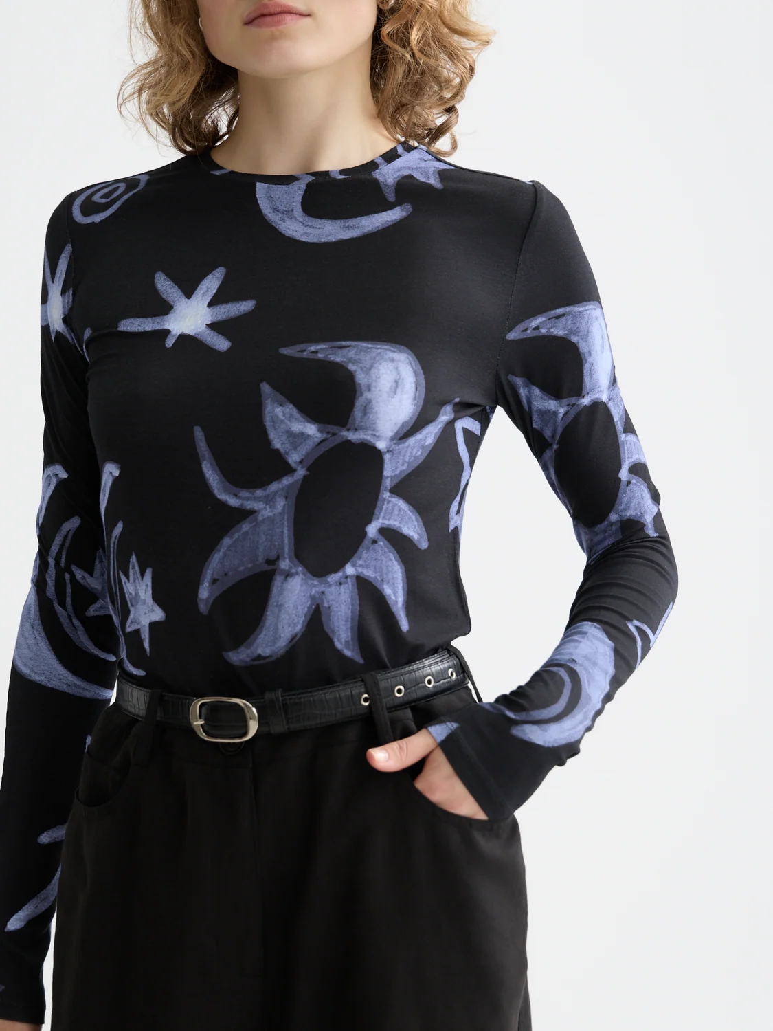Printed long sleeve top - Image 10