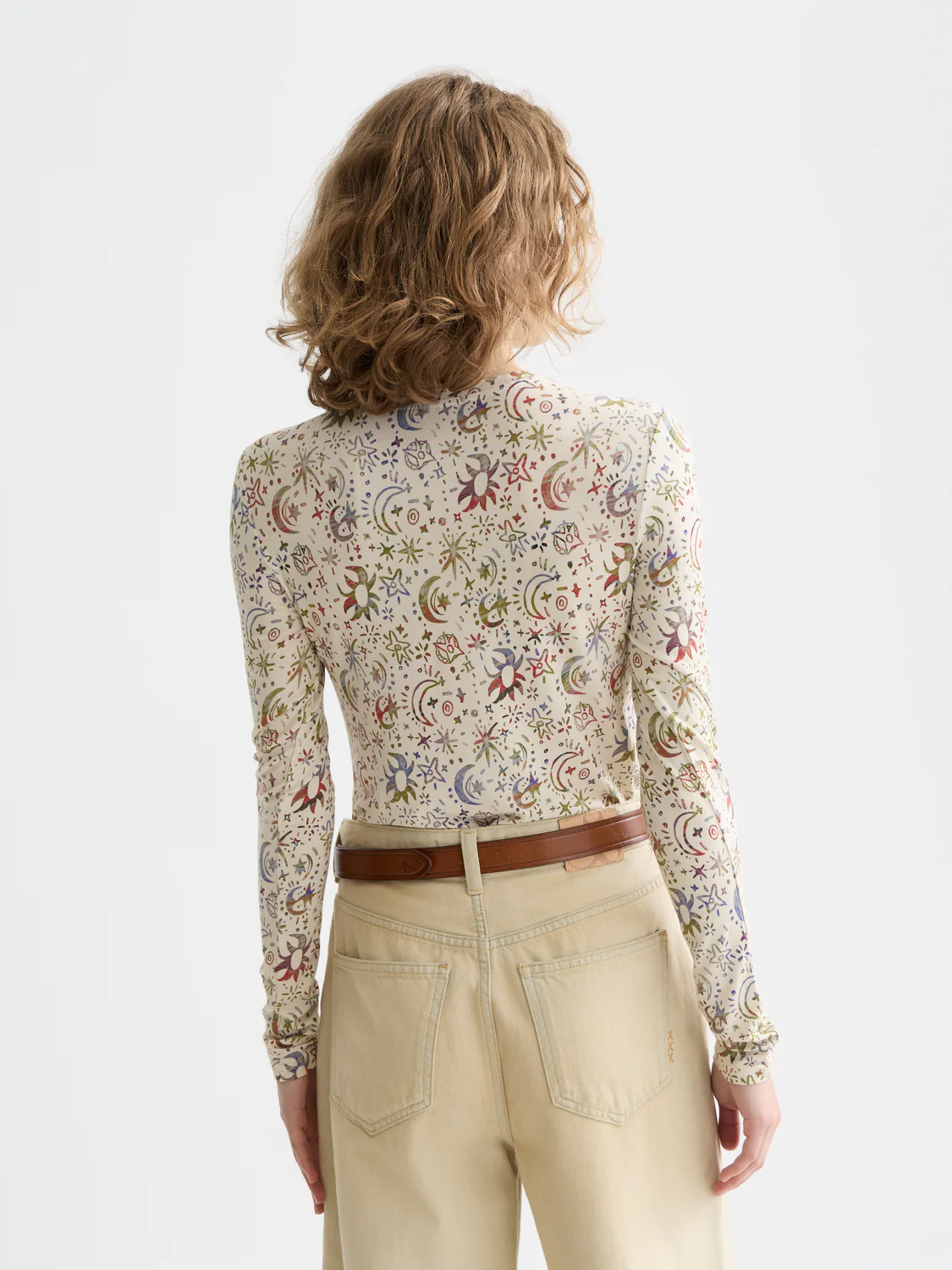 Printed long sleeve top - Image 4