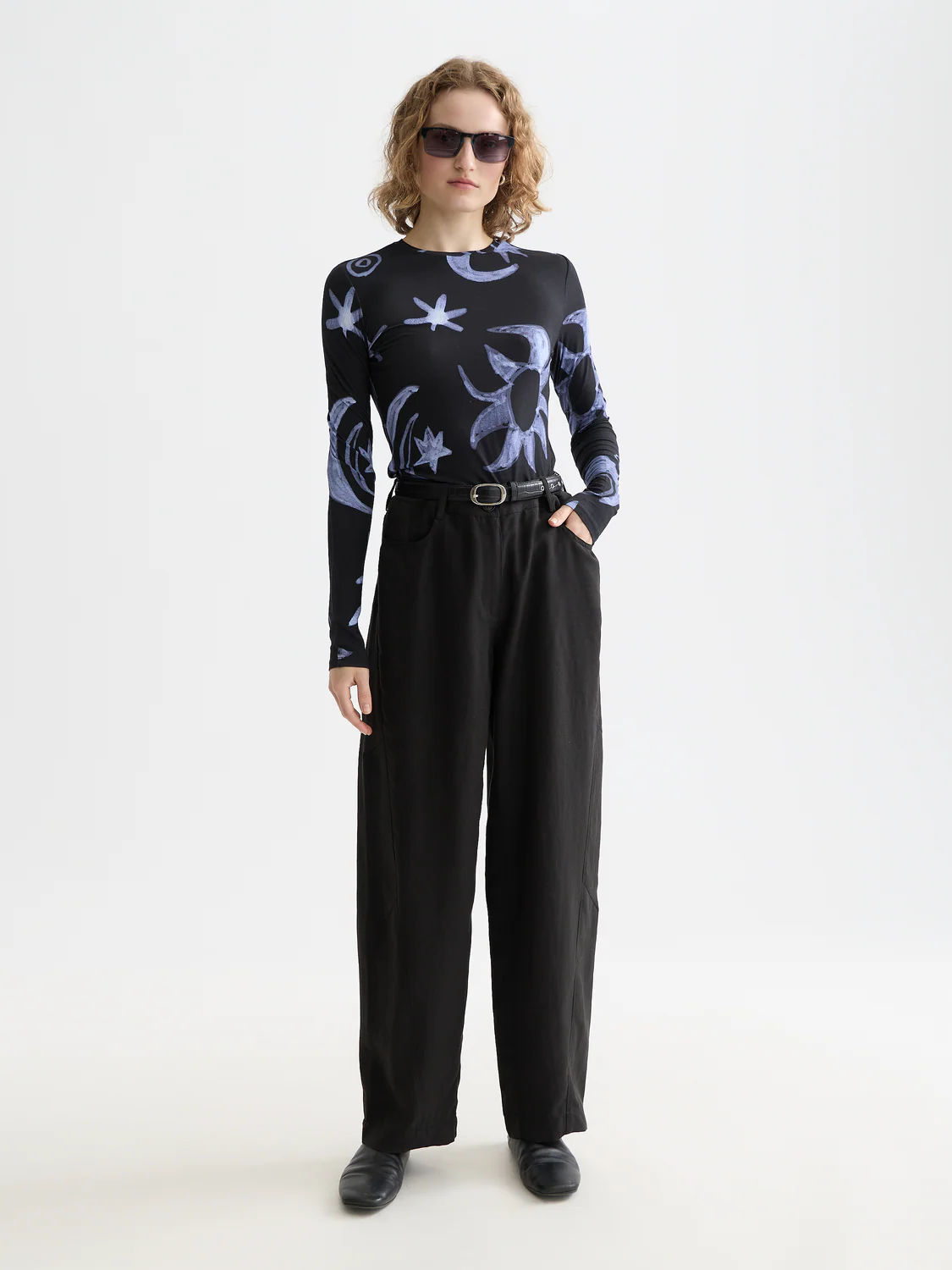 Printed long sleeve top - Image 9