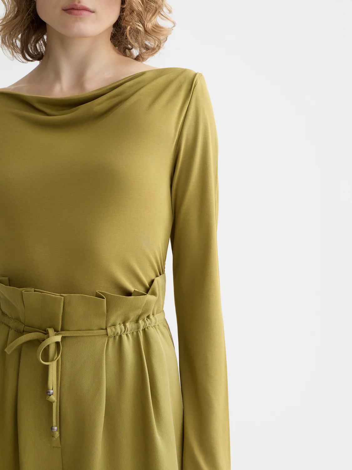 Drapey modal long sleeve T-shirt - Image 3