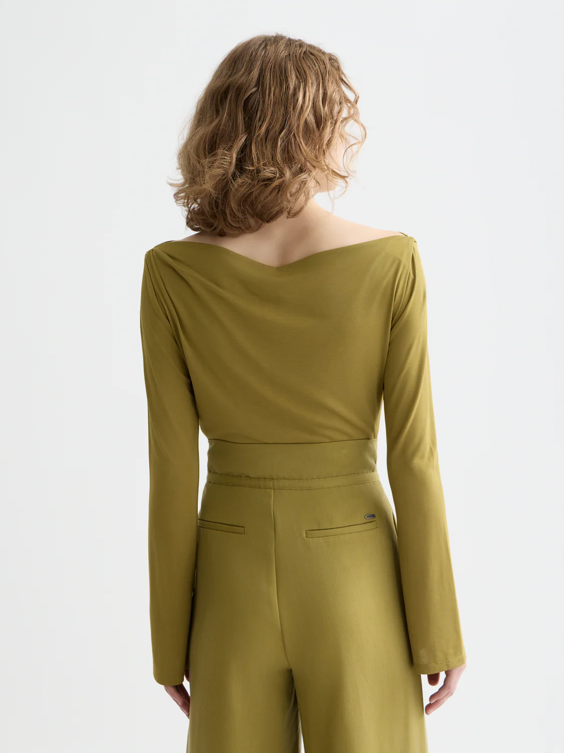 Drapey modal long sleeve T-shirt - Image 4