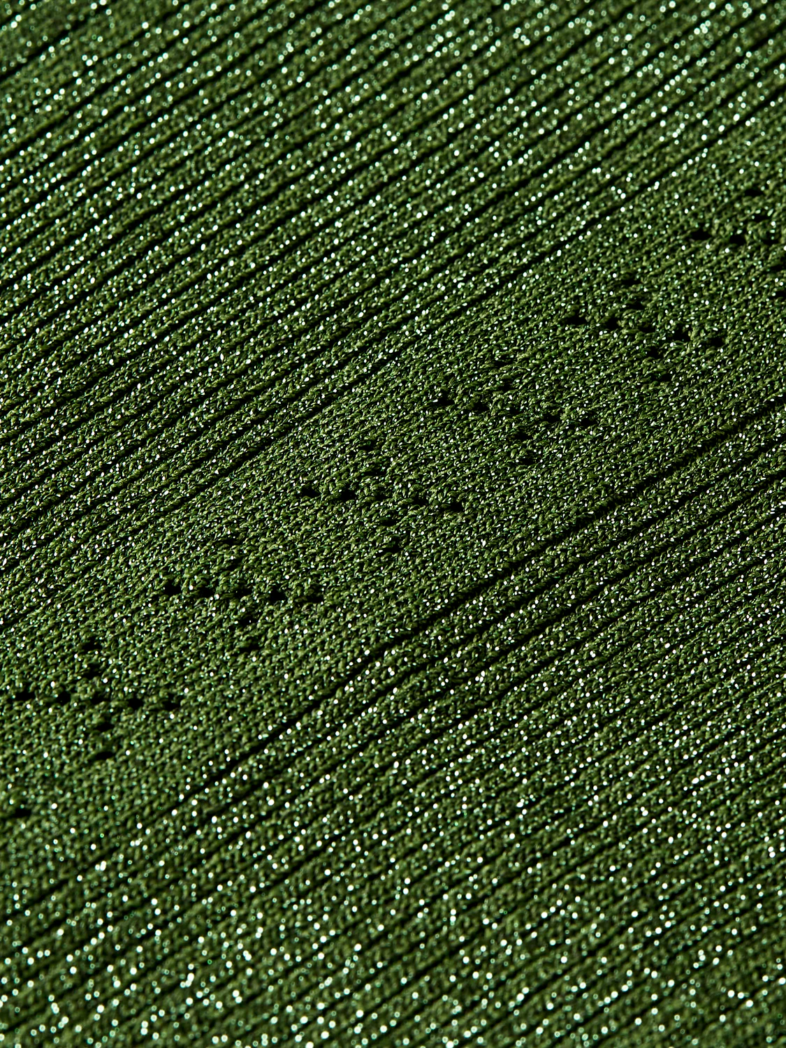 Metallic ribbed collared cardigan - Image 7