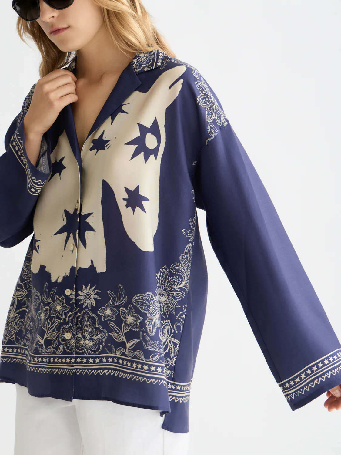 Printed relaxed shirt - Image 3