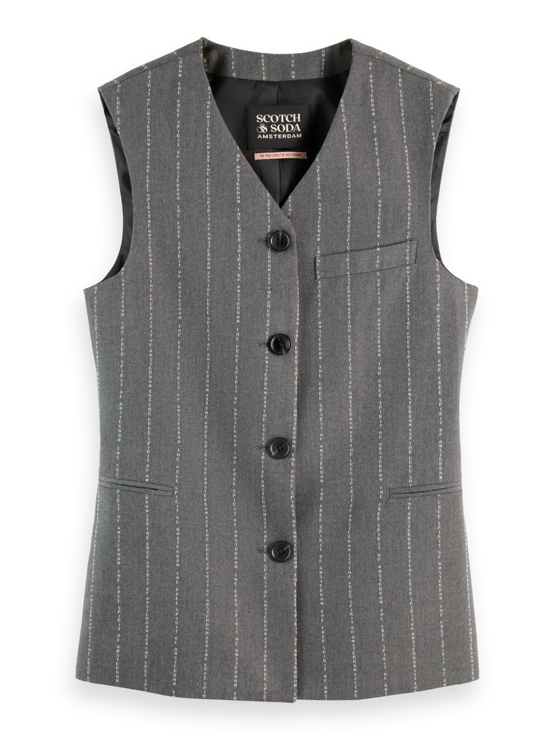 Pinstripe Waistcoat - Image 5